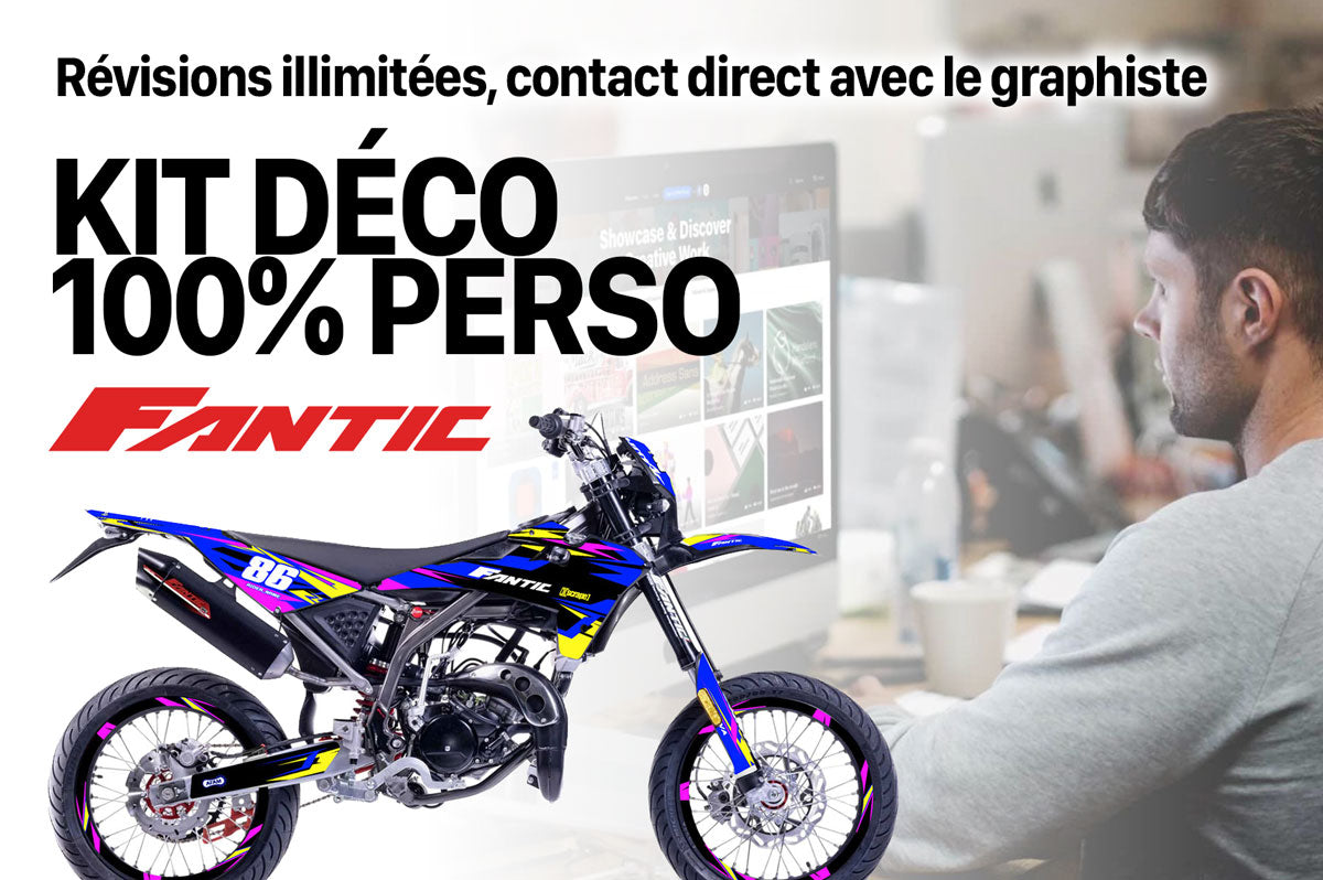 Dekor kit Fantic 50cc 100% custom 2017-2022 | Motorradaufkleber | Personalisierung 50cc | armysctv