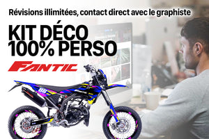 Dekor kit Fantic 50cc 100% custom 2017-2022 | Motorradaufkleber | Personalisierung 50cc | armysctv