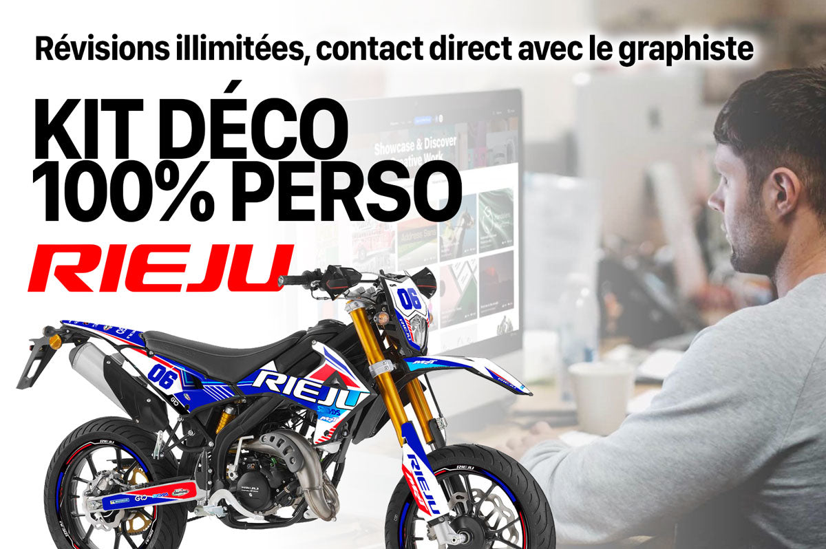 Kit déco Rieju MRT 100% perso 2022-2025 | autocollants moto | personnalisation 50cc | armysctv