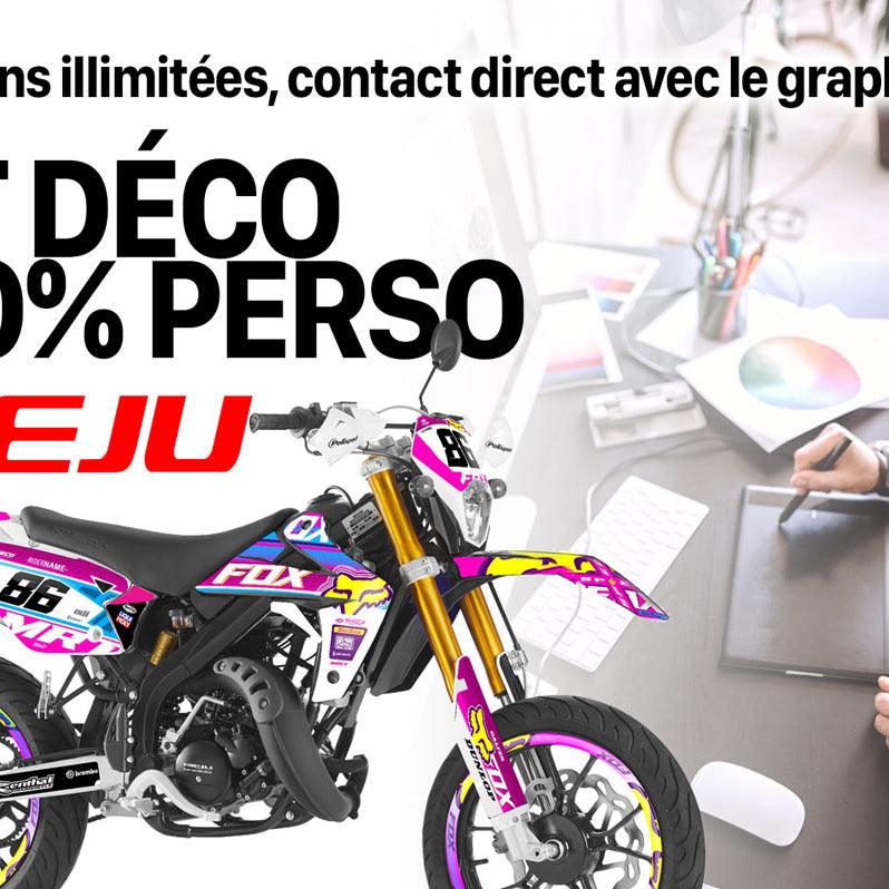 Kit pegatinas Rieju MRT 50cc 2009-2021 - 100% Personalizado | pegatinas para moto | personalización 50cc | armysctv