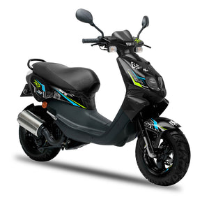 50cc Graphics kit Peugeot TKR / Trekker 2006-2014 Leaf | motorcycle stickers | 50cc customization | armysctv