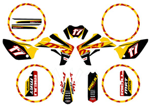 Dekor kit Rieju MRT 50cc 2009-2021 Nachbildung Serie 2016 | Motorradaufkleber | Personalisierung 50cc | armysctv
