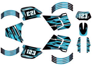 Kit pegatinas 50cc Rieju RR 1996-2004 Dream | pegatinas para moto | personalización 50cc | armysctv