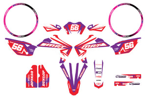Dekor kit Rieju MRT 50cc 2009-2021 Army Bold | Motorradaufkleber | 50cc Personalisierung | armysctv