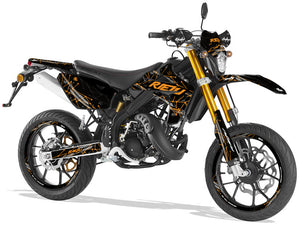 Dekor kit Rieju MRT 50cc 2009-2021 Armee Punkte | Motorradaufkleber | Personalisierung 50cc | armysctv