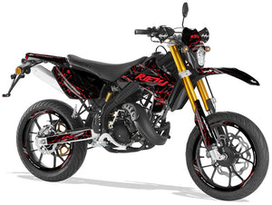 Dekor kit Rieju MRT 50cc 2009-2021 Armee Punkte | Motorradaufkleber | Personalisierung 50cc | armysctv