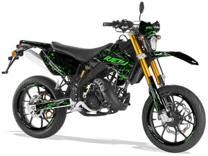 Dekor kit Rieju MRT 50cc 2009-2021 Armee Punkte | Motorradaufkleber | Personalisierung 50cc | armysctv