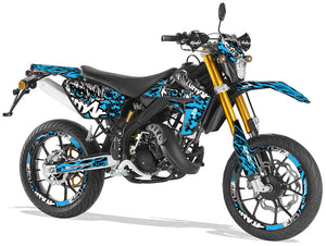 Dekor kit Rieju MRT Army Eyes | Motorradaufkleber | Personalisierung 50cc | armysctv