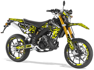 Dekor kit Rieju MRT Army Eyes | Motorradaufkleber | Personalisierung 50cc | armysctv
