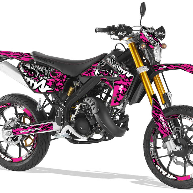 Rieju MRT Army Eyes Graphics Kit | motorcycle stickers | 50cc customization | armysctv
