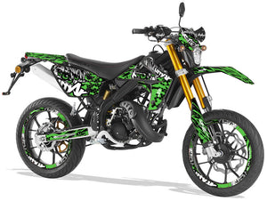 Dekor kit Rieju MRT Army Eyes | Motorradaufkleber | Personalisierung 50cc | armysctv