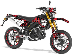 Dekor kit Rieju MRT Army Finger | Motorradaufkleber | Personalisierung 50cc | armysctv