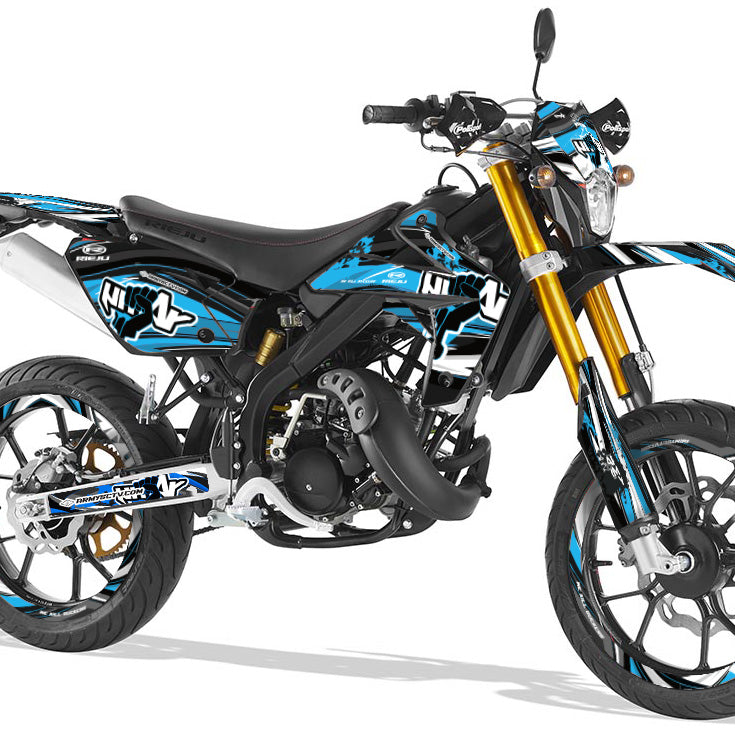 Rieju MRT Army Freedom Graphics kit | motorcycle stickers | 50cc customization | armysctv