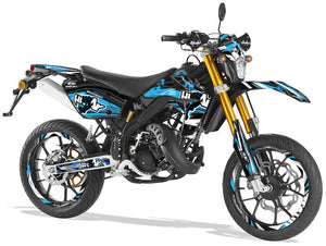 Dekor kit Rieju MRT Army Freiheit | Motorradaufkleber | Personalisierung 50cc | armysctv