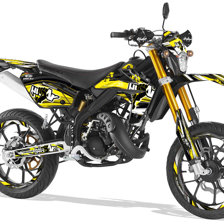 Rieju MRT Army Freedom Graphics kit | motorcycle stickers | 50cc customization | armysctv