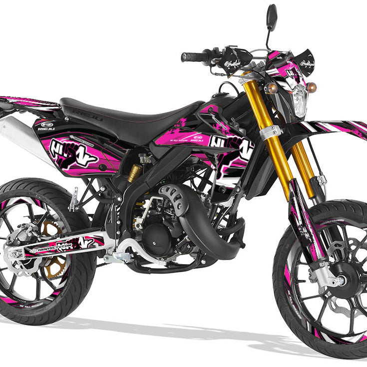 Rieju MRT Army Freedom Graphics kit | motorcycle stickers | 50cc customization | armysctv