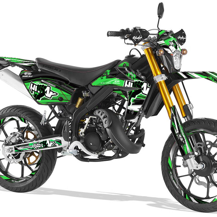 Rieju MRT Army Freedom Graphics kit | motorcycle stickers | 50cc customization | armysctv