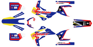 Kit pegatinas Rieju MRT 50cc 2009-2021 estilo salto | pegatinas para moto | personalización 50cc | armysctv