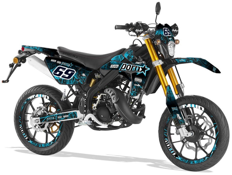 Dekor kit Rieju MRT P-Star | Motorradaufkleber | Personalisierung 50cc | armysctv