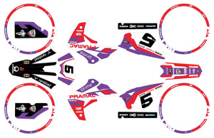 Dekor kit Rieju MRT 50cc 2009-2021 Pramac Racing | Motorradaufkleber | Personalisierung 50cc | armysctv