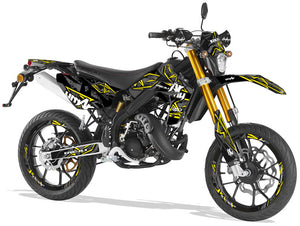 Dekor kit Rieju MRT 50cc 2009-2021 Army Redrum | Motorradaufkleber | 50cc Personalisierung | armysctv