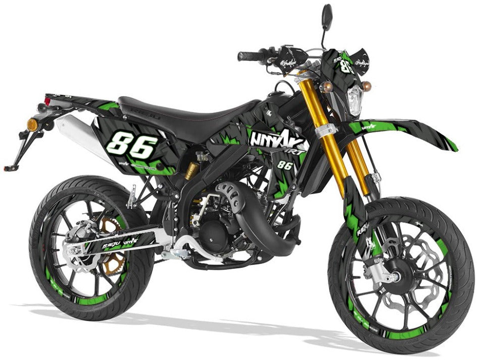 Rieju MRT 50cc 2009-2021 Army Speeder Graphics Kit | motorcycle stickers | 50cc customization | armysctv