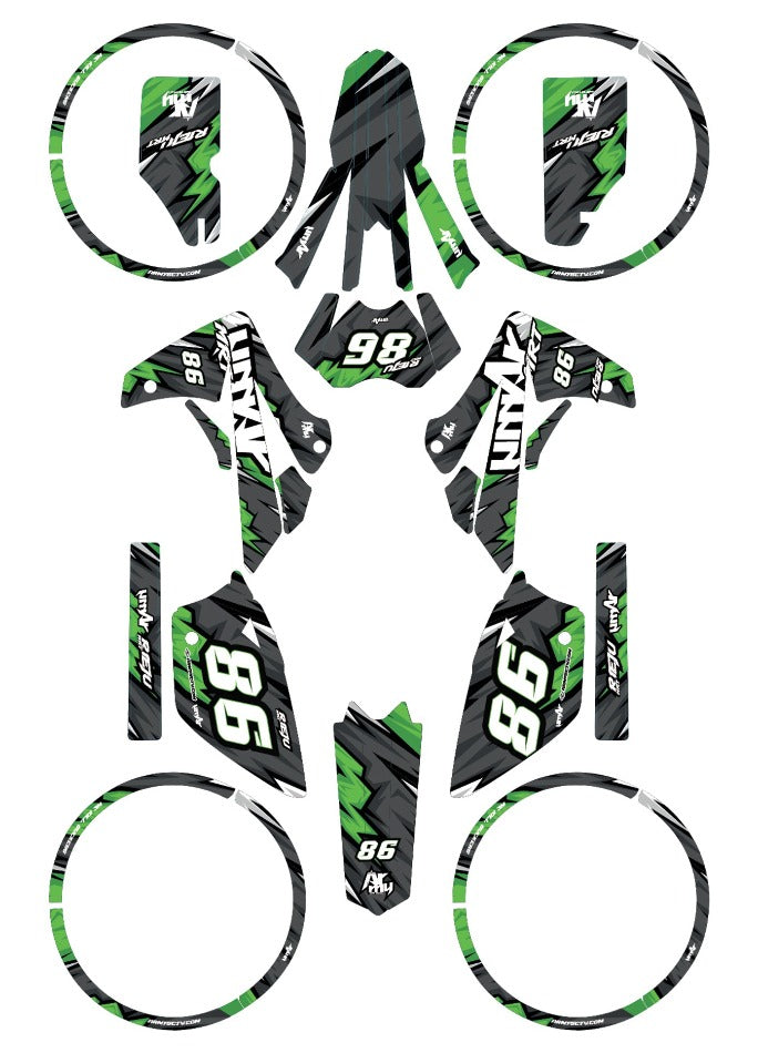 Rieju MRT 50cc 2009-2021 Army Speeder Graphics kit | motorcycle stickers | 50cc customization | armysctv