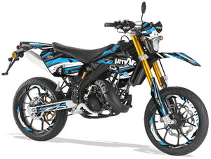 Dekor kit Rieju MRT 50cc 2009-2021 Armee SX | Motorradaufkleber | Personalisierung 50cc | armysctv