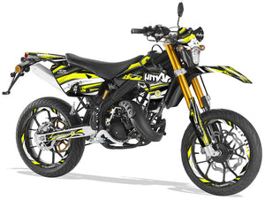Dekor kit Rieju MRT 50cc 2009-2021 Armee SX | Motorradaufkleber | Personalisierung 50cc | armysctv