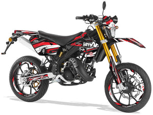 Dekor kit Rieju MRT 50cc 2009-2021 Armee SX | Motorradaufkleber | Personalisierung 50cc | armysctv