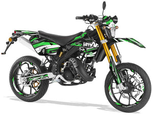 Dekor kit Rieju MRT 50cc 2009-2021 Armee SX | Motorradaufkleber | Personalisierung 50cc | armysctv