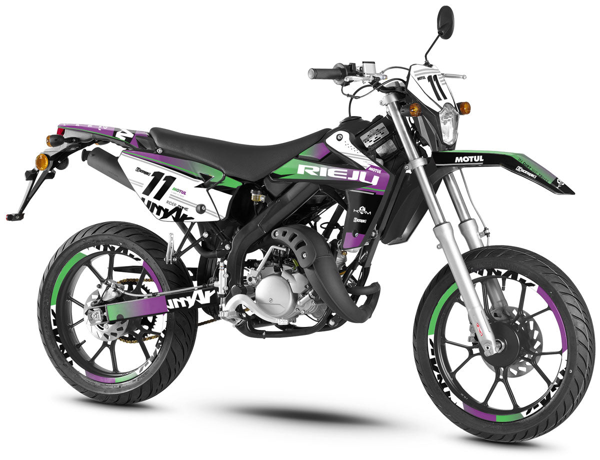 Kit pegatinas Rieju MRT 50cc 2009-2021 Despertar | pegatinas para moto | personalización 50cc | armysctv