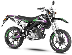 Dekor kit Rieju MRT 50cc 2009-2021 Erwachen | Motorradaufkleber | Personalisierung 50cc | armysctv