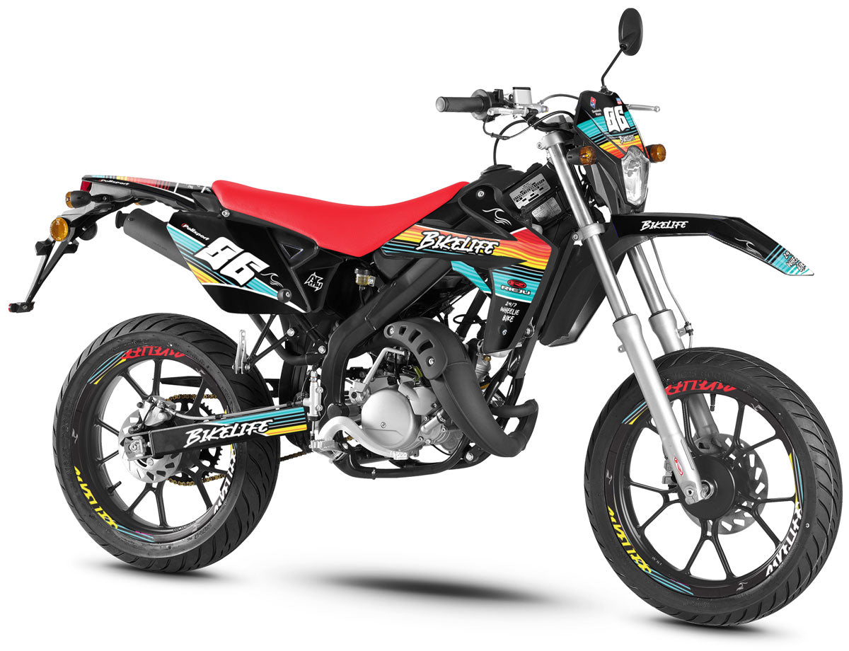 Kit déco Rieju MRT 50cc 2009-2021 Army Bikelife | autocollants moto | personnalisation 50cc | armysctv
