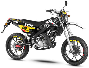 Dekor kit Rieju MRT 50cc 2009-2021 Armee Kainam | Motorradaufkleber | Personalisierung 50cc | armysctv