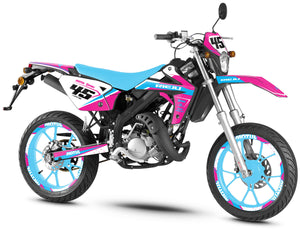 Dekor kit Rieju MRT 50cc 2009-2021 Armee-Rakete | Motorradaufkleber | Personalisierung 50cc | armysctv