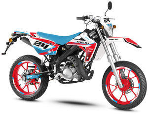 Dekor kit Rieju MRT 50cc 2009-2021 Armee Einsamkeit | Motorradaufkleber | Personalisierung 50cc | armysctv