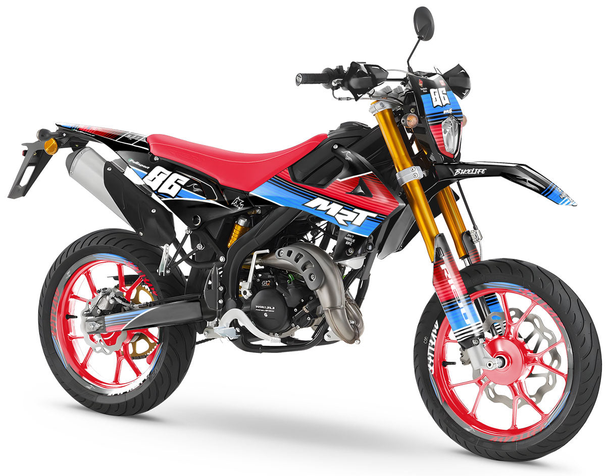 Kit déco Rieju MRT 50cc 2022-2025 Army Bikelife | autocollants moto | personnalisation 50cc | armysctv