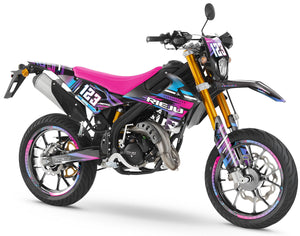 Dekor kit Rieju MRT 50cc 2022-2025 Traum | Motorradaufkleber | Personalisierung 50cc | armysctv