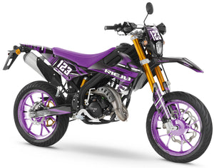 Dekor kit Rieju MRT 50cc 2022-2025 Traum | Motorradaufkleber | Personalisierung 50cc | armysctv