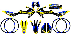 Dekor kit Rieju MRT 50cc 2022-2025 Army Finder | Motorradaufkleber | Personalisierung 50cc | armysctv