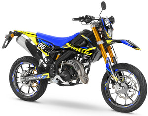 Dekor kit Rieju MRT 50cc 2022-2025 Army Finder | Motorradaufkleber | Personalisierung 50cc | armysctv