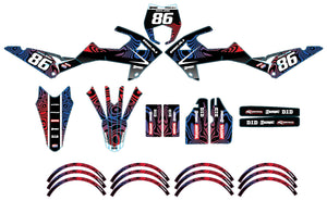 Dekor kit Rieju MRT 50cc 2022-2025 Army Fluid | Motorradaufkleber | Personalisierung 50cc | armysctv