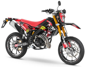 Dekor kit Rieju MRT 50cc 2022-2025 Army Fox | Motorradaufkleber | Personalisierung 50cc | armysctv