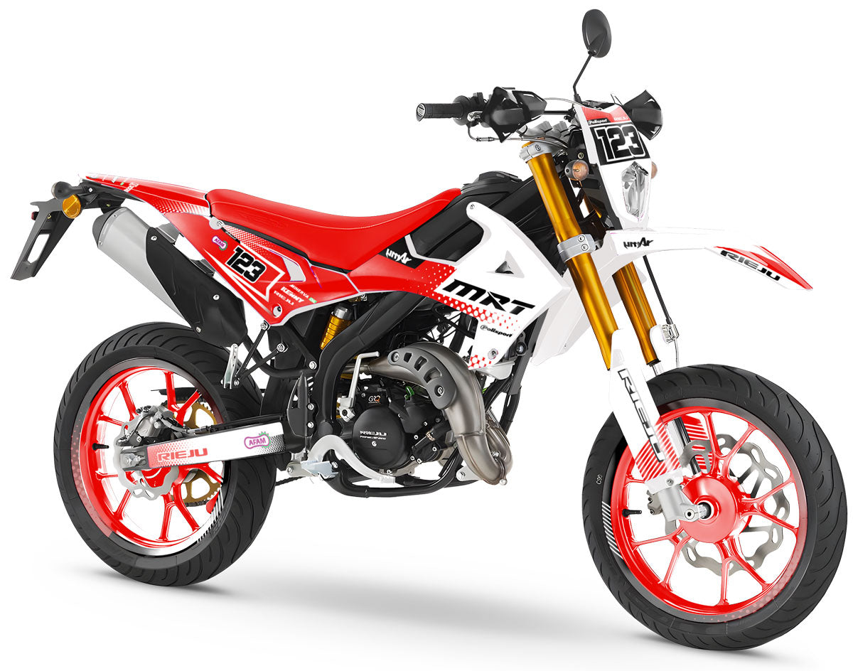 Kit déco Rieju MRT 50cc 2022-2025 Army Ghost | autocollants moto | personnalisation 50cc | armysctv