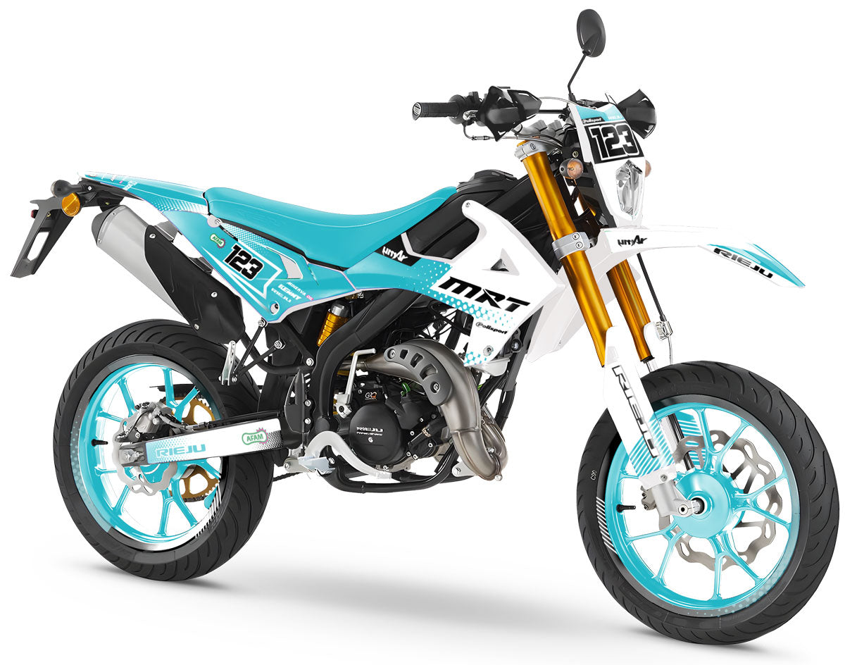Kit déco Rieju MRT 50cc 2022-2025 Army Ghost | autocollants moto | personnalisation 50cc | armysctv