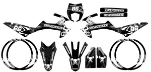 Dekor kit Rieju MRT 50cc 2022-2025 Grenze | Motorradaufkleber | Personalisierung 50cc | armysctv