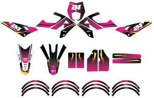 Kit pegatinas Rieju MRT 50cc 2022-2025 Ejército Hach | pegatinas para moto | personalización 50cc | armysctv