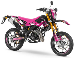 Kit pegatinas Rieju MRT 50cc 2022-2025 Ejército Hach | pegatinas para moto | personalización 50cc | armysctv