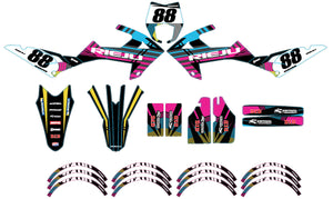 Dekor kit Rieju MRT 50cc 2022-2025 Nebel | Motorradaufkleber | Personalisierung 50cc | armysctv